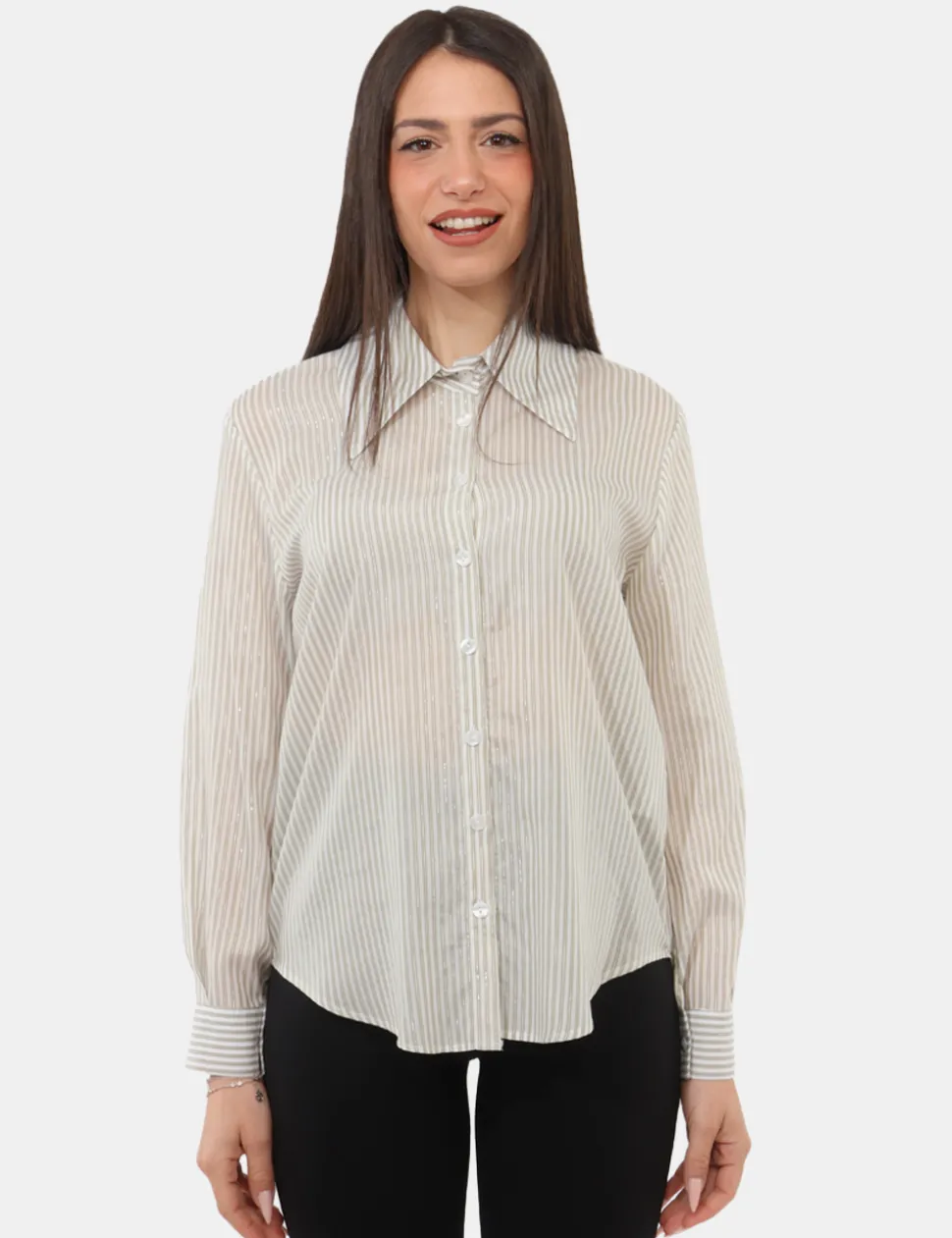 Camicia Materica Verde