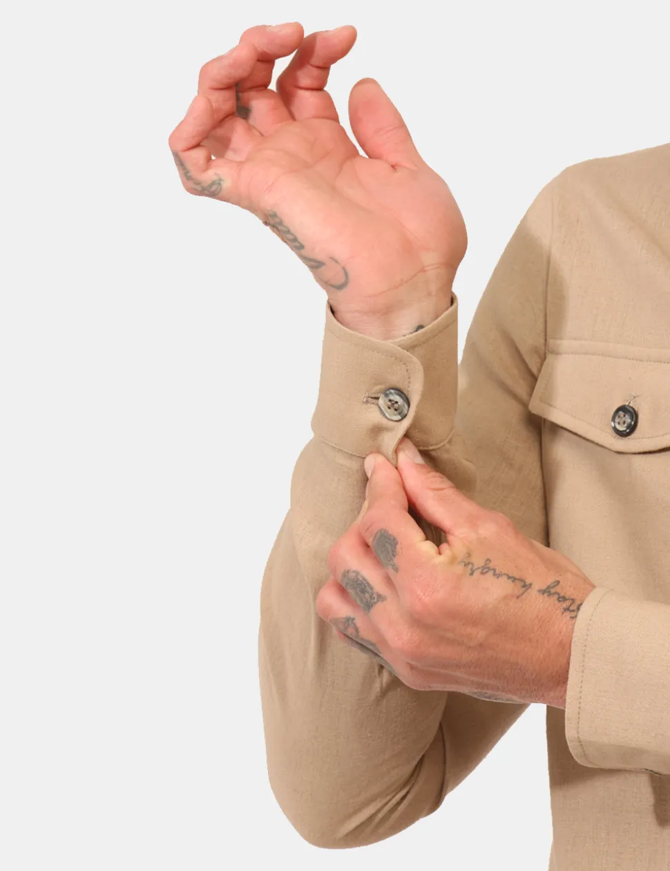 Camicia Prj22. Beige
