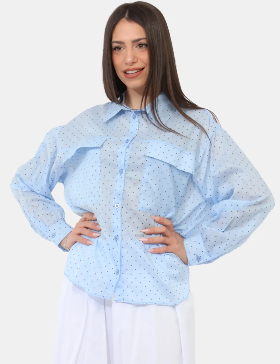 Camicia Rue De Clerie Azzurra