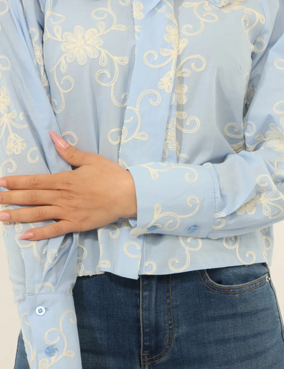 Camicia Rue De Clerie Azzurra