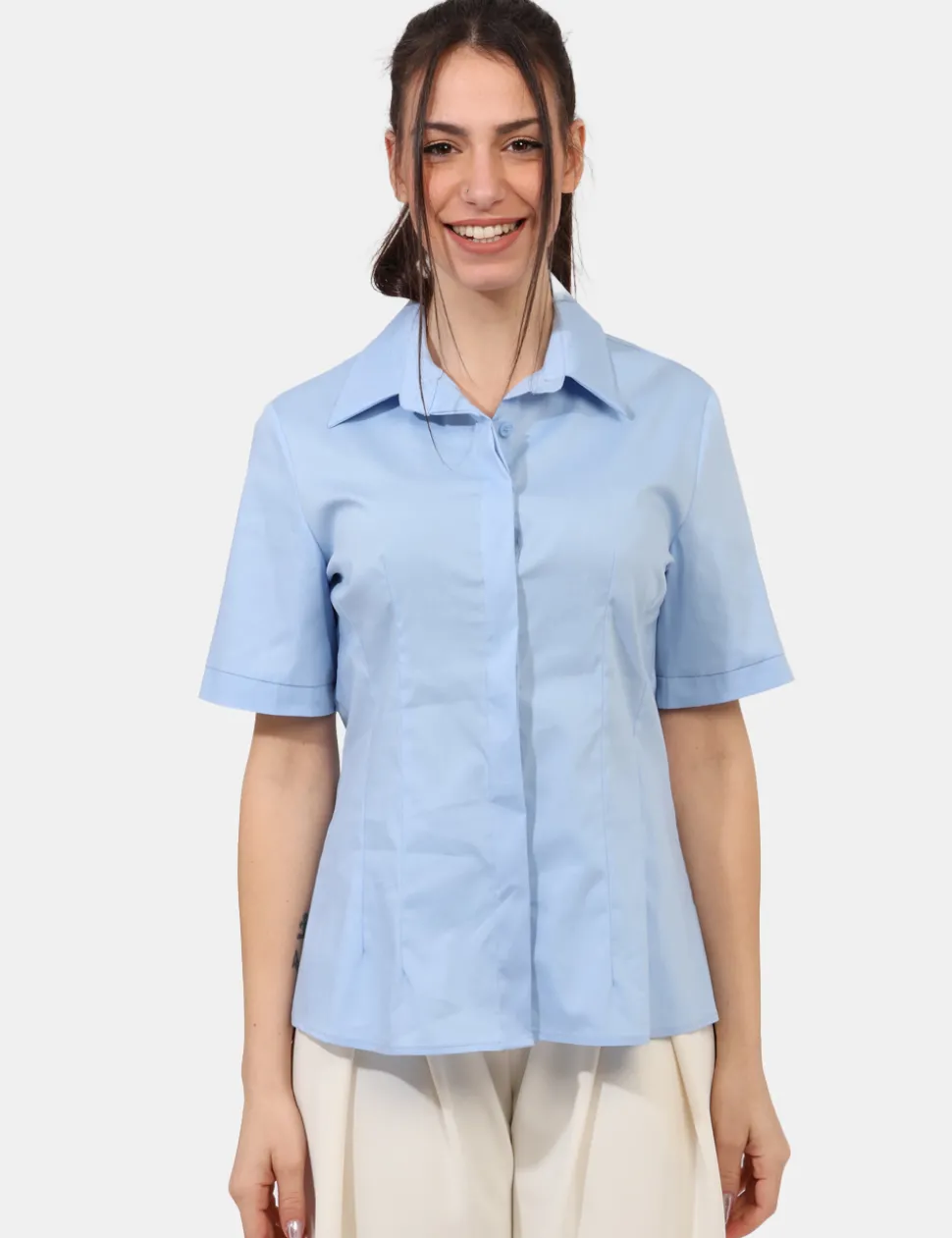 Camicia Rue De Clerie Azzurro