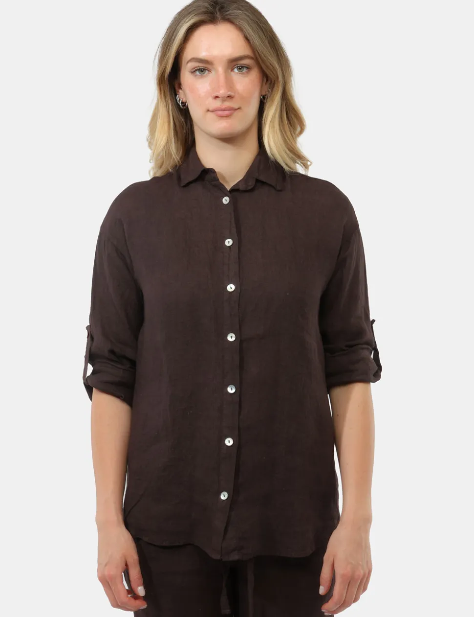 Camicia Rue De Clerie Marrone