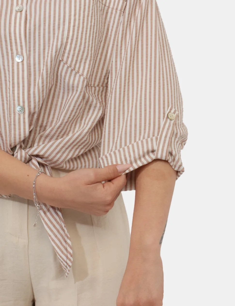 Camicia Rue De Clerie Marrone