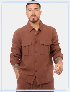 Camicia Sun68 Marrone tg.L