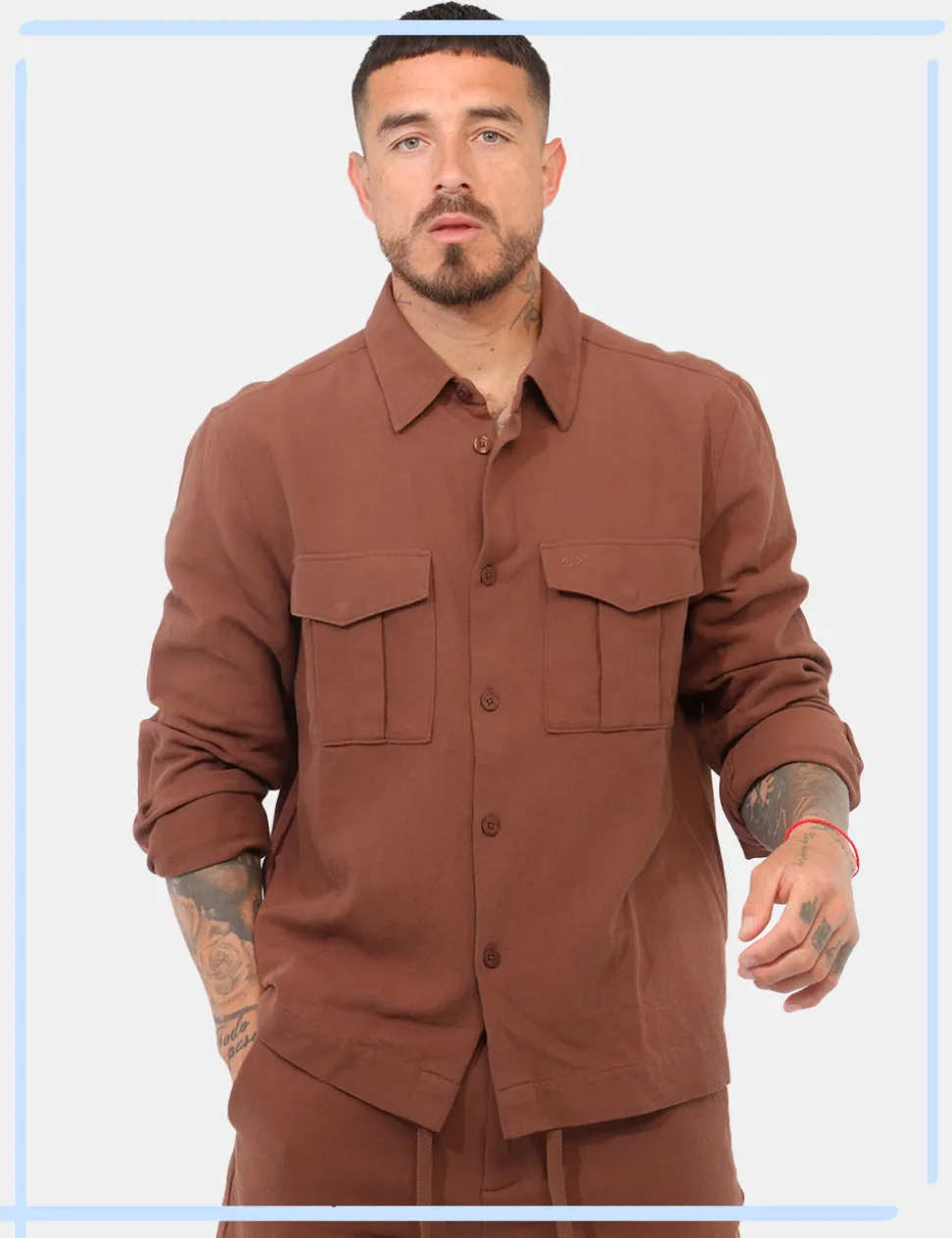 Camicia Sun68 Marrone tg.L