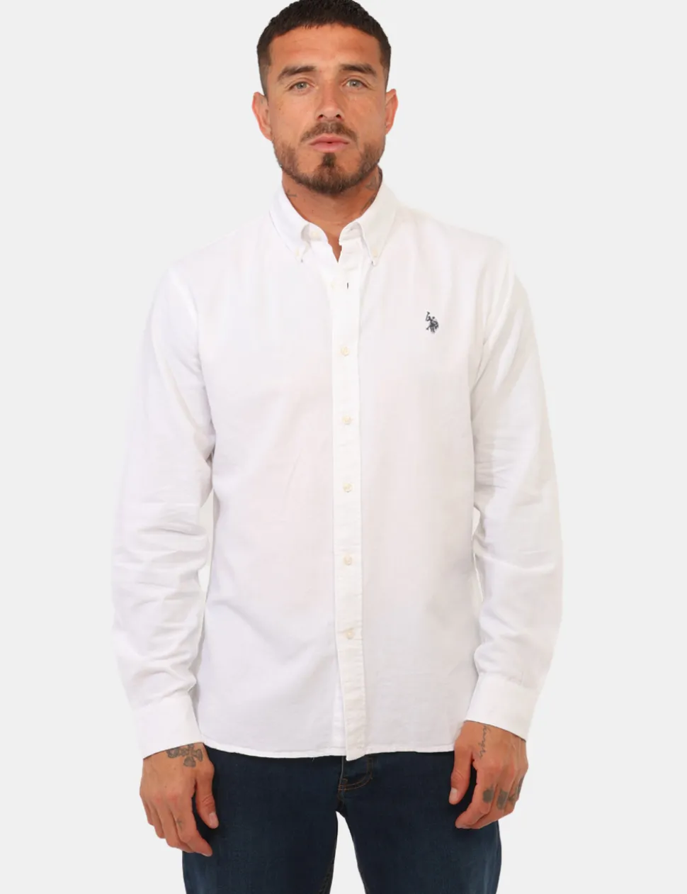 Camicia U.S. Polo Assn. Bianca
