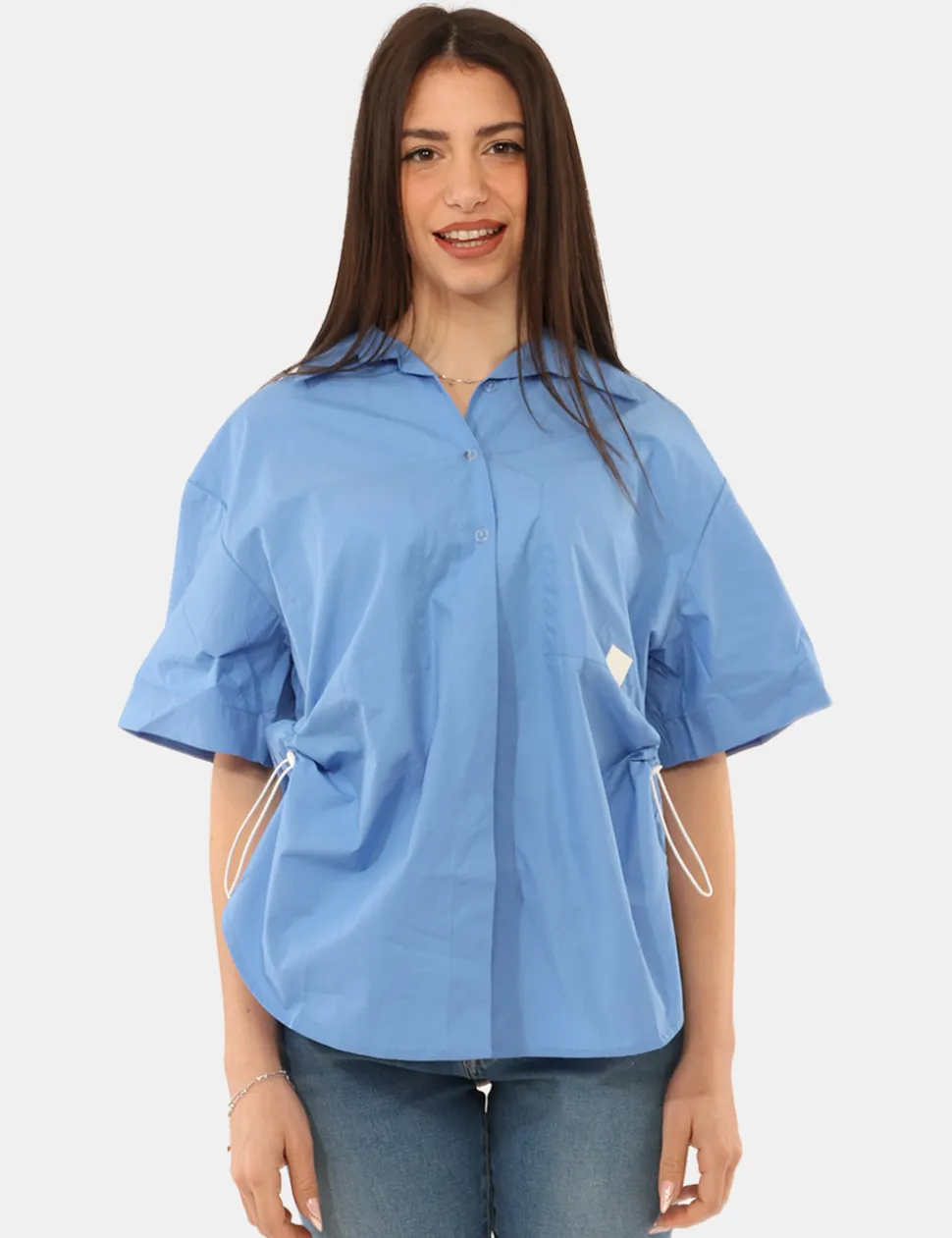 Camicia Via Delle Rose Azzurro