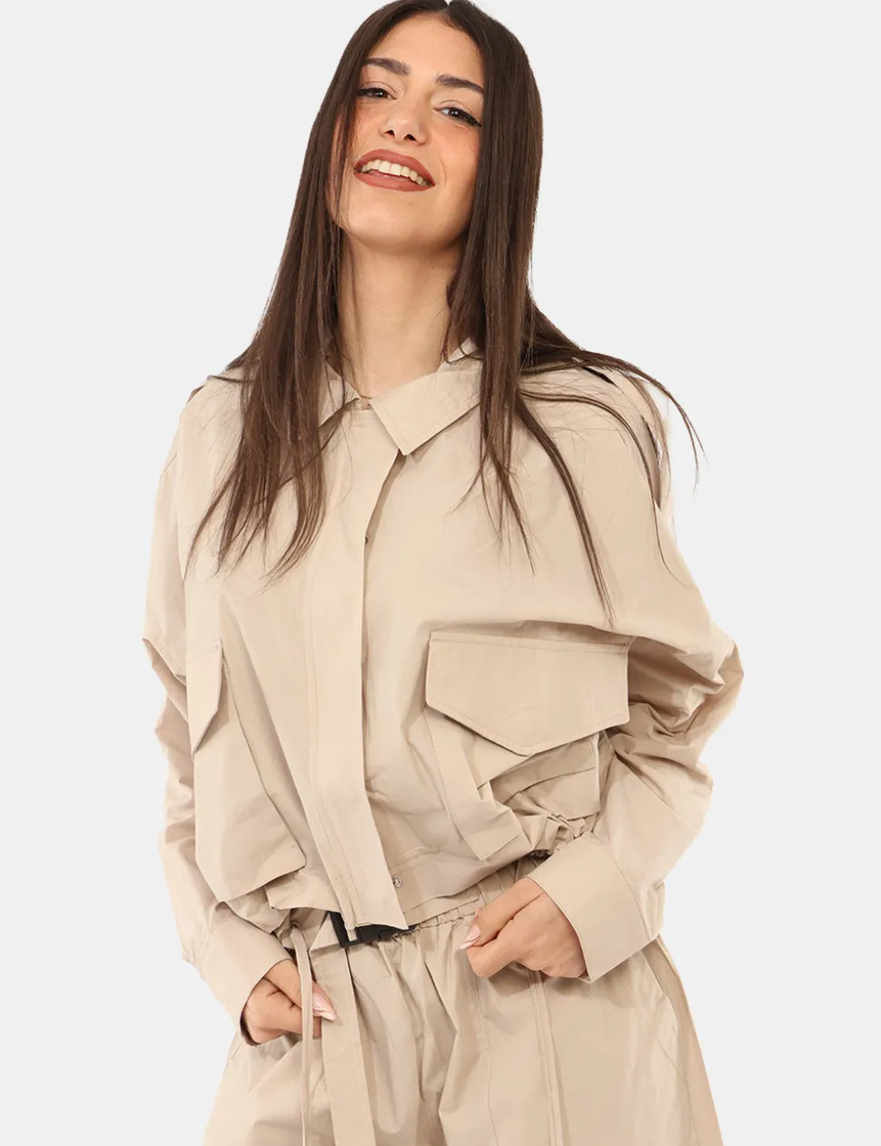 Camicia Via Delle Rose Beige