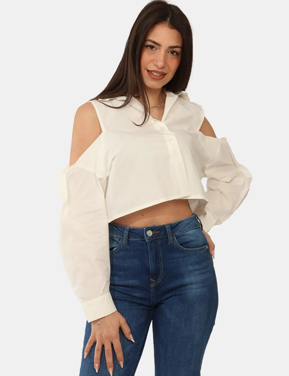 Camicia Via Delle Rose Bianca