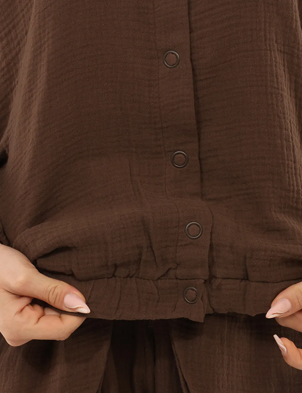 Camicia Via Delle Rose Marrone