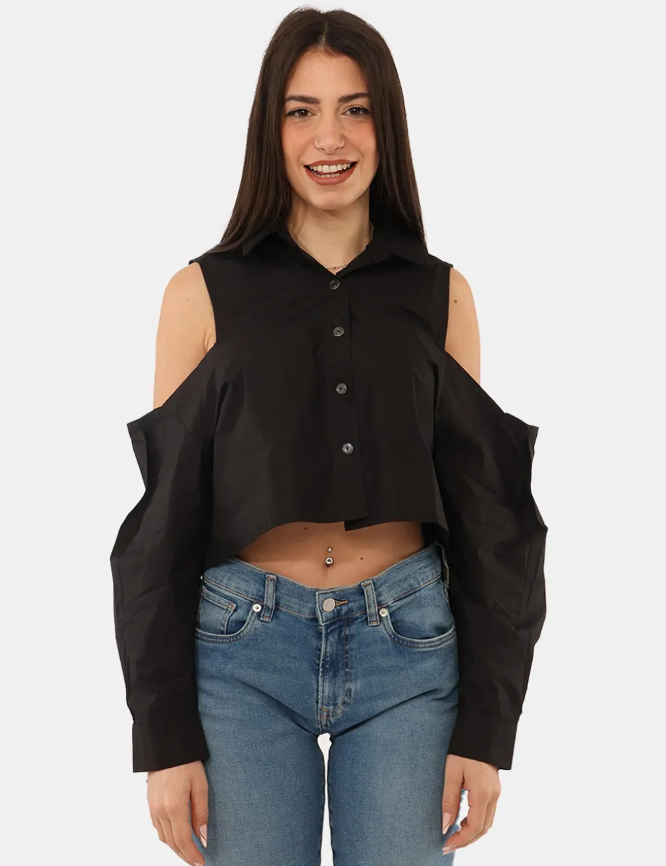 Camicia Via Delle Rose Nera