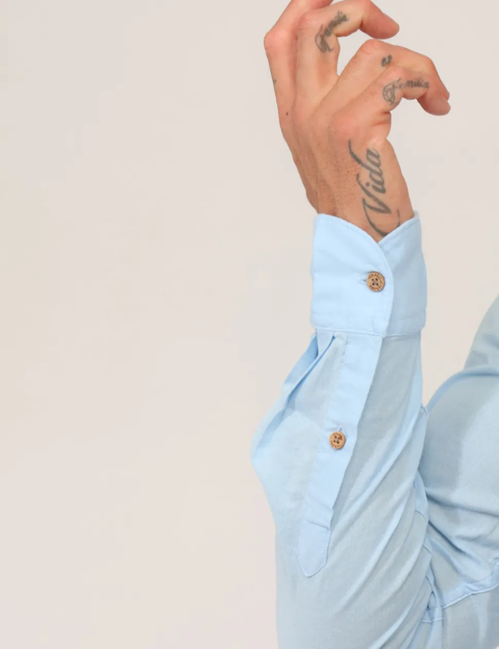 Camicia Yes Zee Azzurra