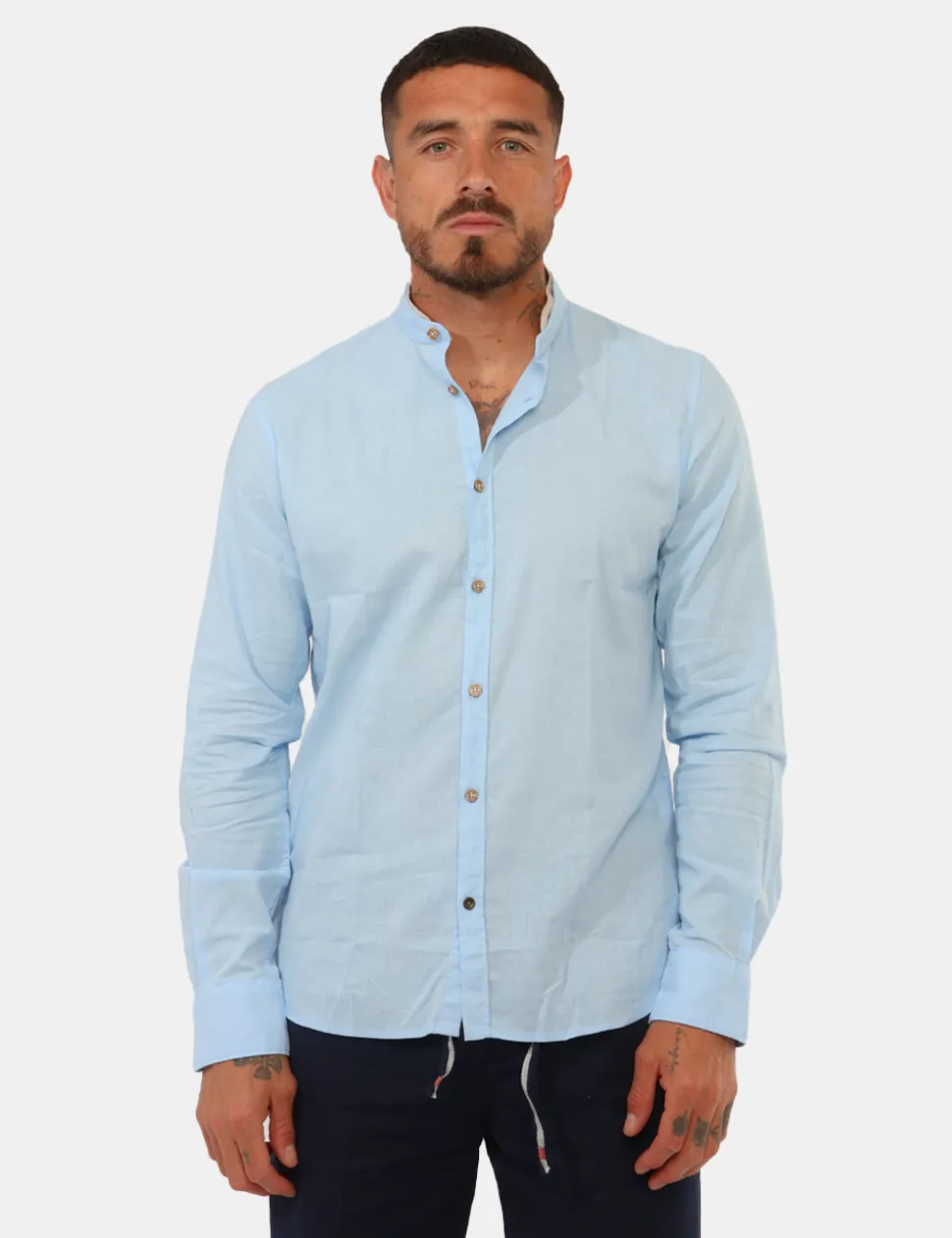 Camicia Yes Zee Azzurra
