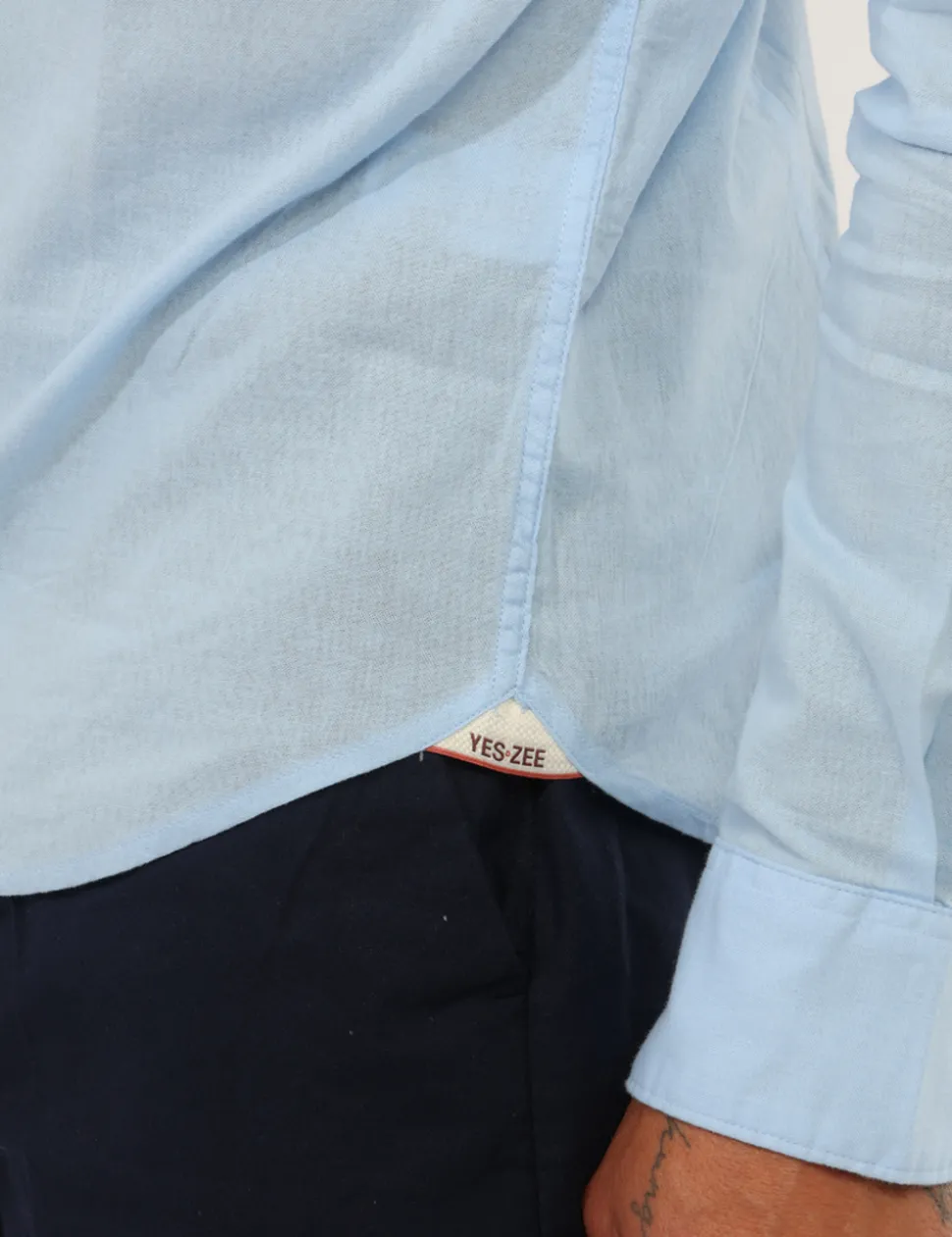 Camicia Yes Zee Azzurra