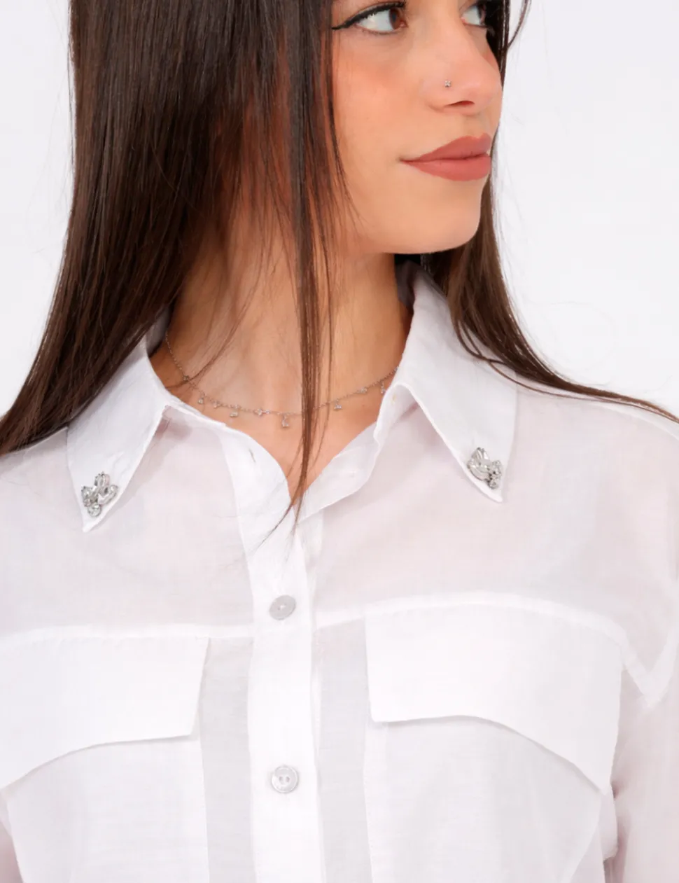 Camicia Yes Zee Bianca