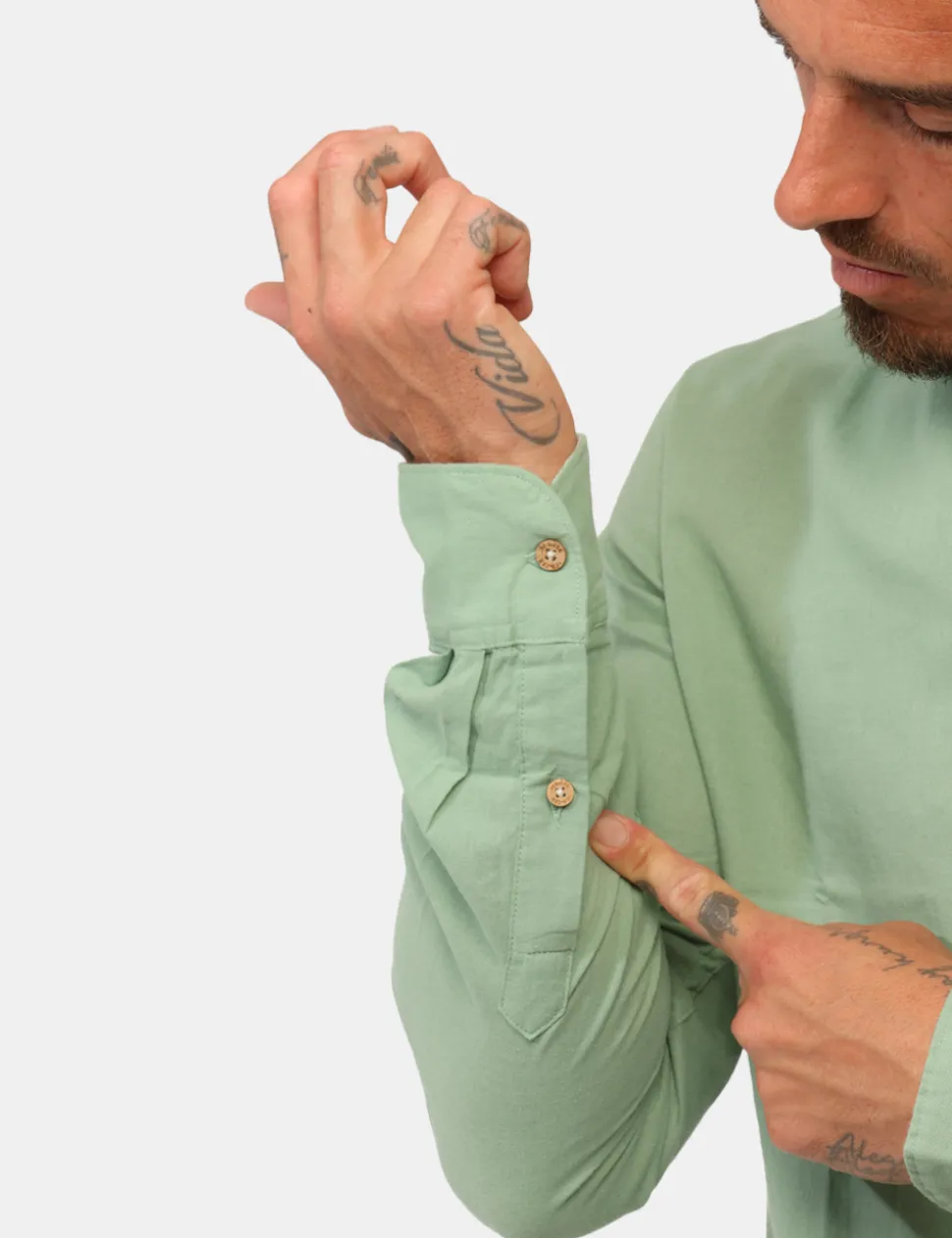 Camicia Yes Zee Verde