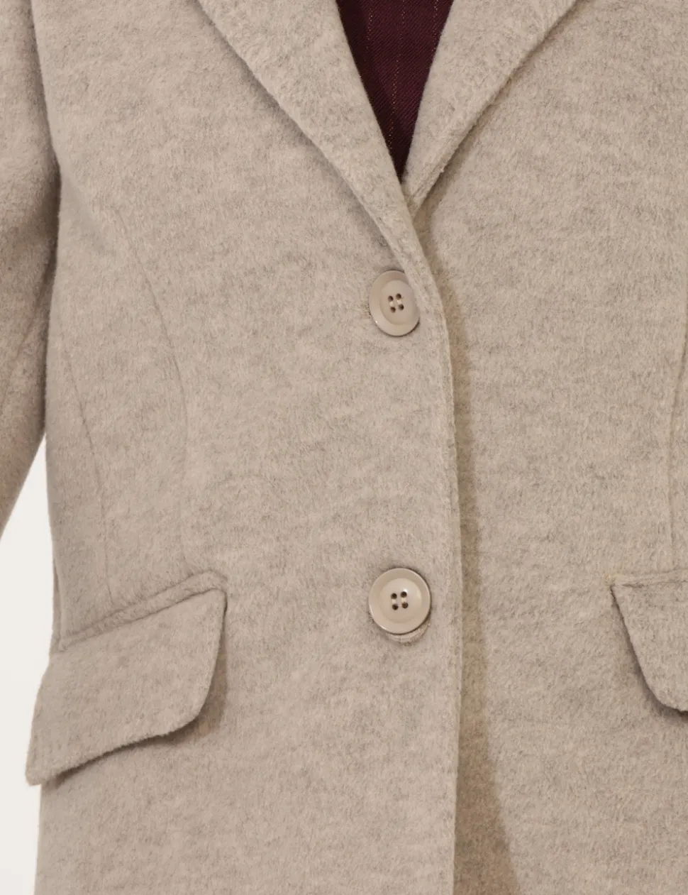 Cappotto Materica Beige