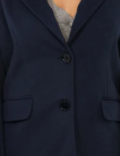 Cappotto Materica Blu