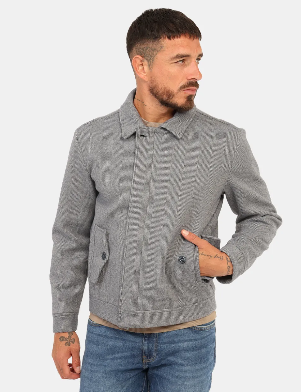 Cappotto Prj22. Grigio