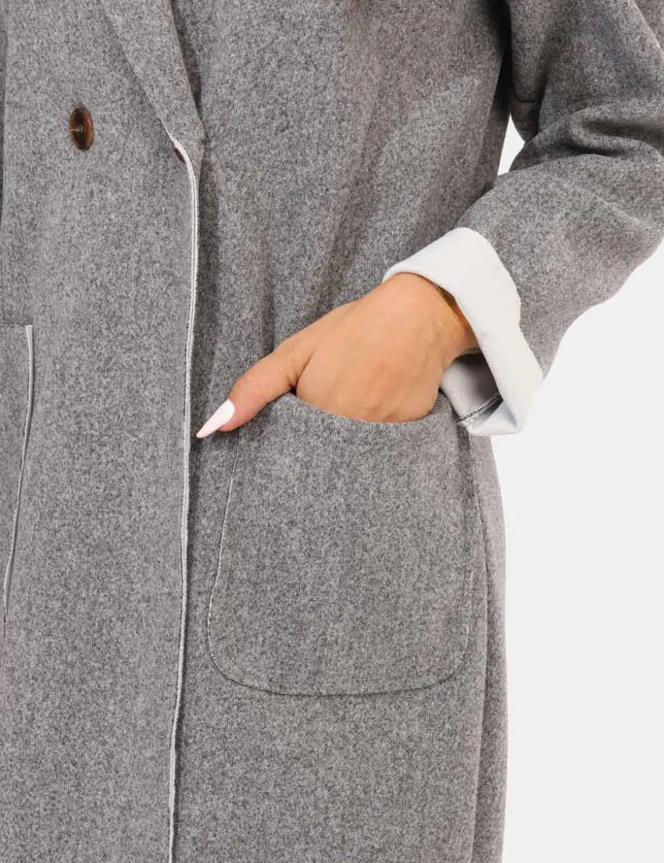 Cappotto Rue De Clerie Grigio