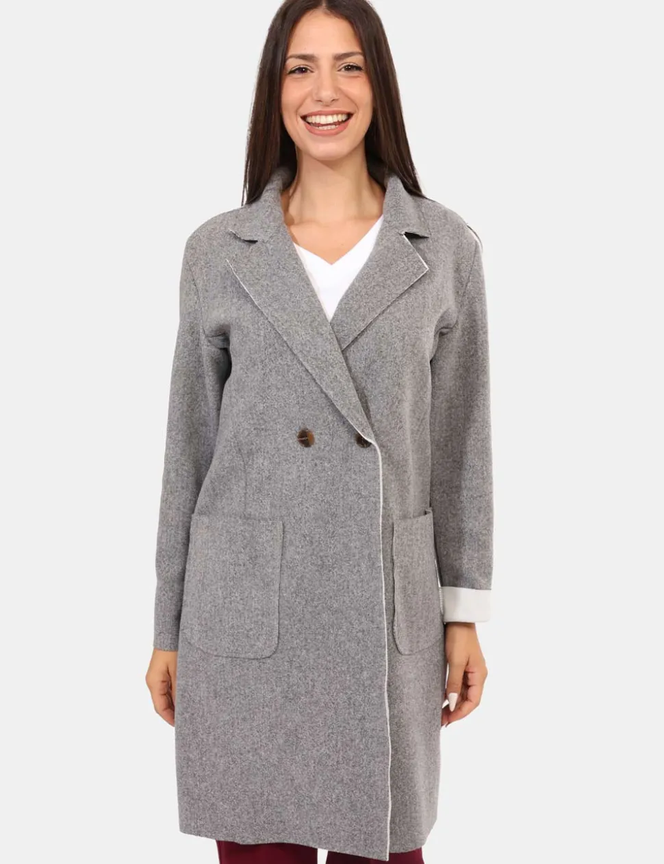 Cappotto Rue De Clerie Grigio