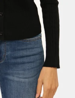 Cardigan Materica Nero