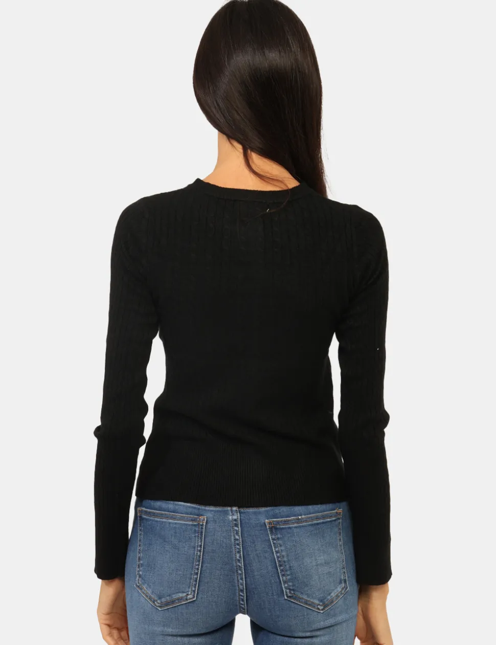 Cardigan Materica Nero