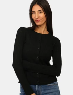 Cardigan Materica Nero