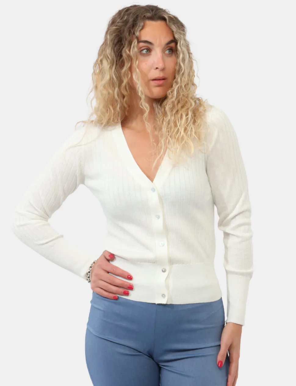Cardigan Rue De Clerie Bianco