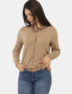 Cardigan Rue De Clerie Luxury Marrone