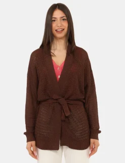 Cardigan Rue De Clerie Marrone