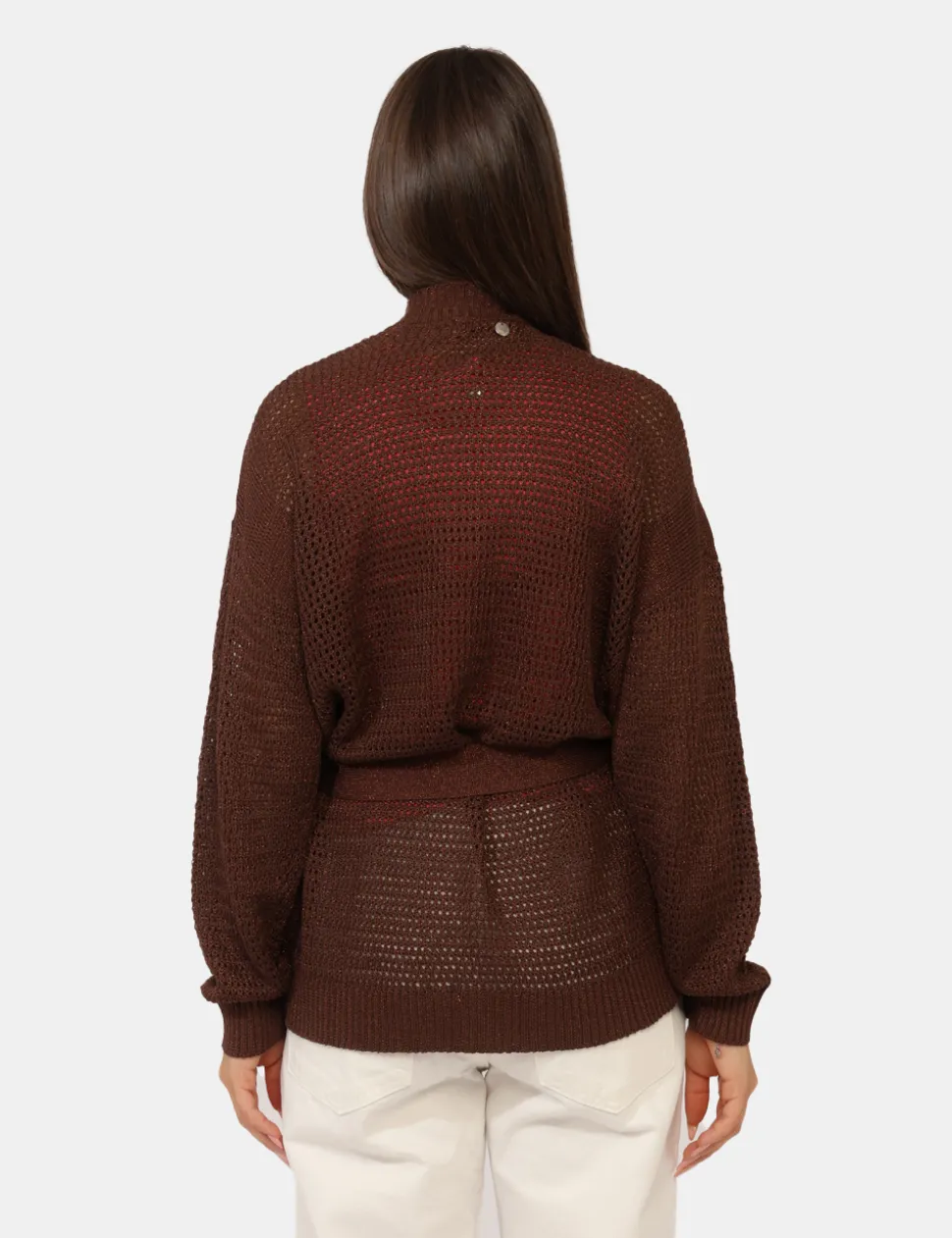 Cardigan Rue De Clerie Marrone
