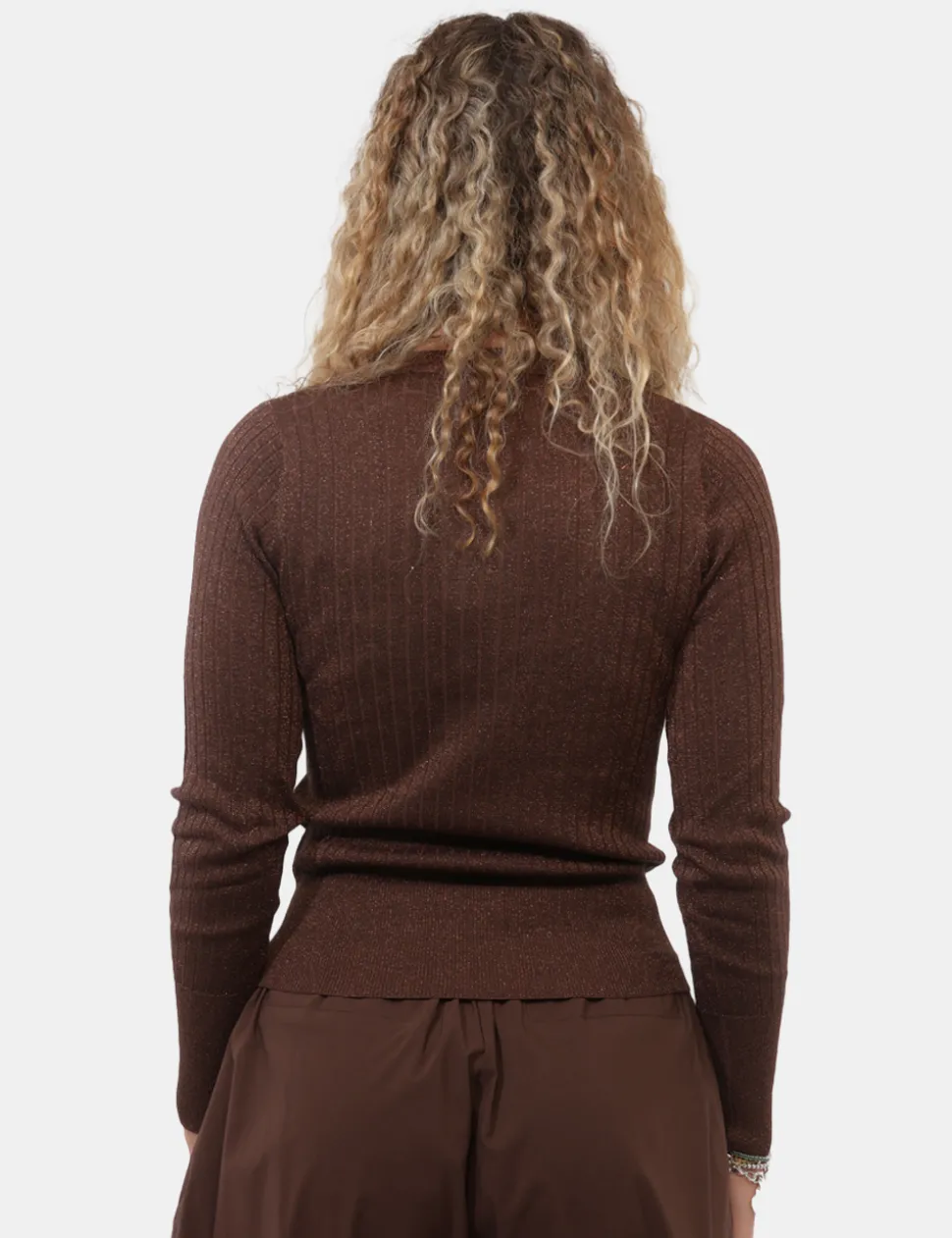 Cardigan Rue De Clerie Marrone