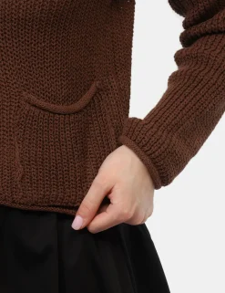 Cardigan Rue De Clerie Marrone