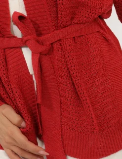 Cardigan Rue De Clerie Rosso