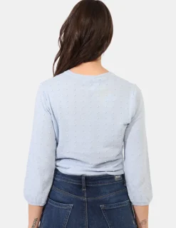 Cardigan Sandro Ferrone Azzurro