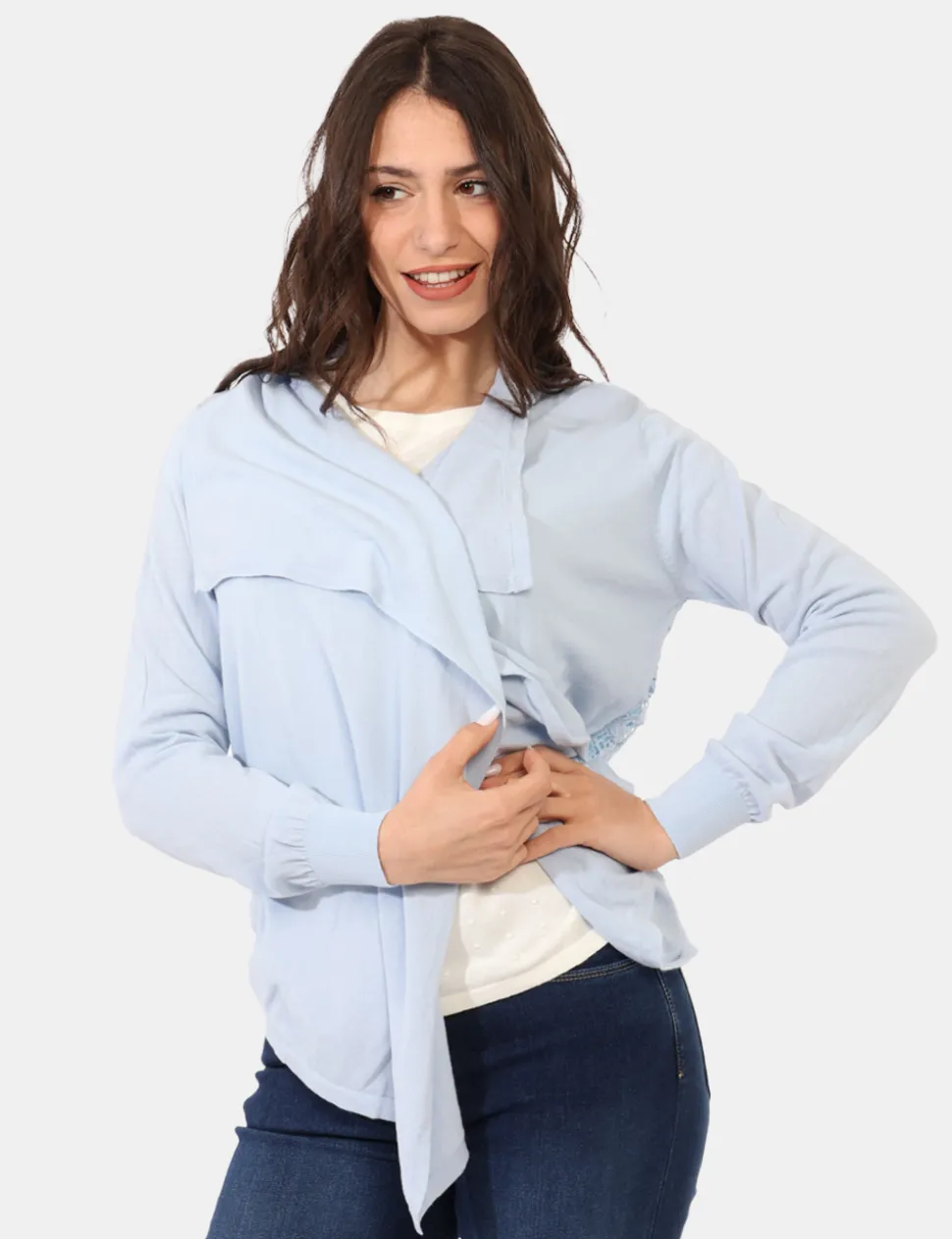 CardiganSandro Ferrone Azzurro