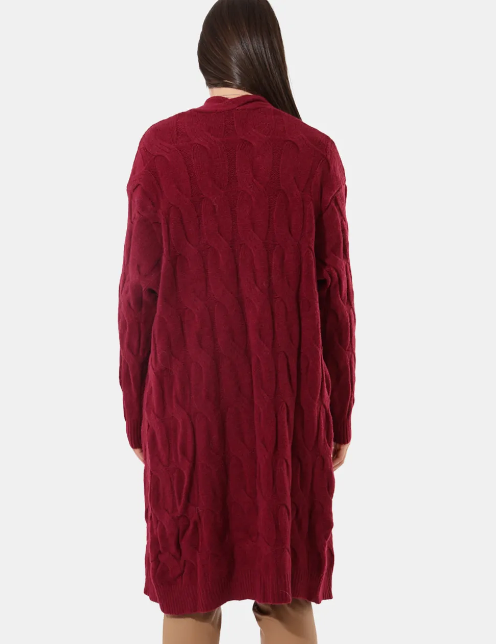 Cardigan Sandro Ferrone Bordeaux