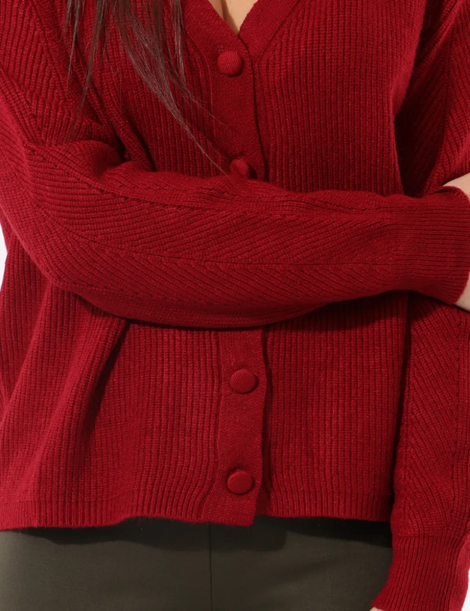 Cardigan Sandro Ferrone Bordeaux