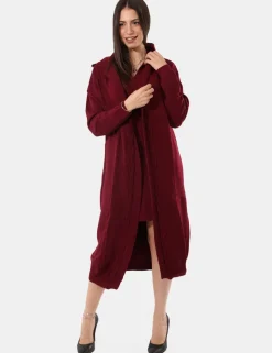 Cardigan Sandro Ferrone Bordeaux