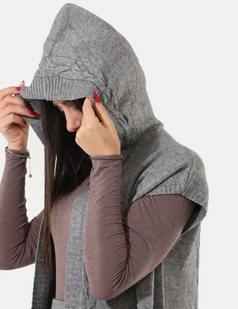 Cardigan Sandro Ferrone Grigio