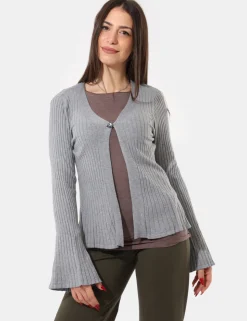 Cardigan Sandro Ferrone Grigio
