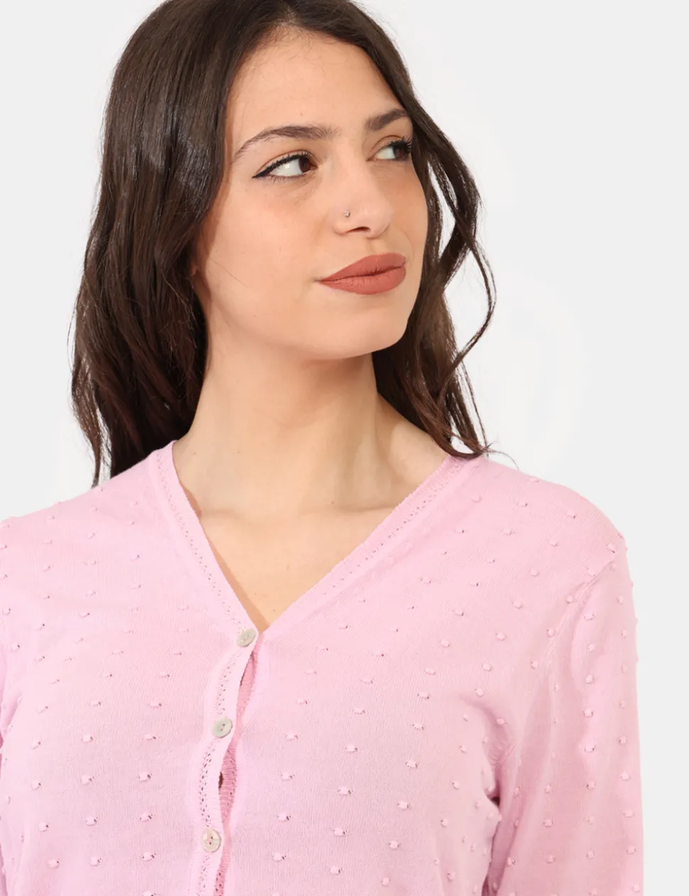 CardiganSandro Ferrone Rosa