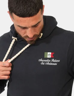 Felpa Aeronautica Italiana Blu