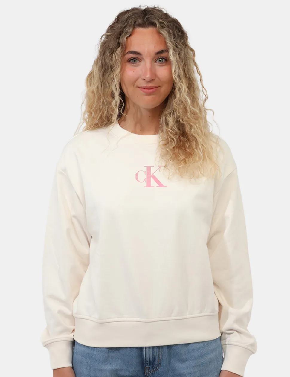 Felpa Calvin Klein Bianca