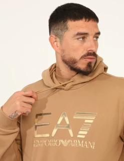 Felpa EA7 Marrone