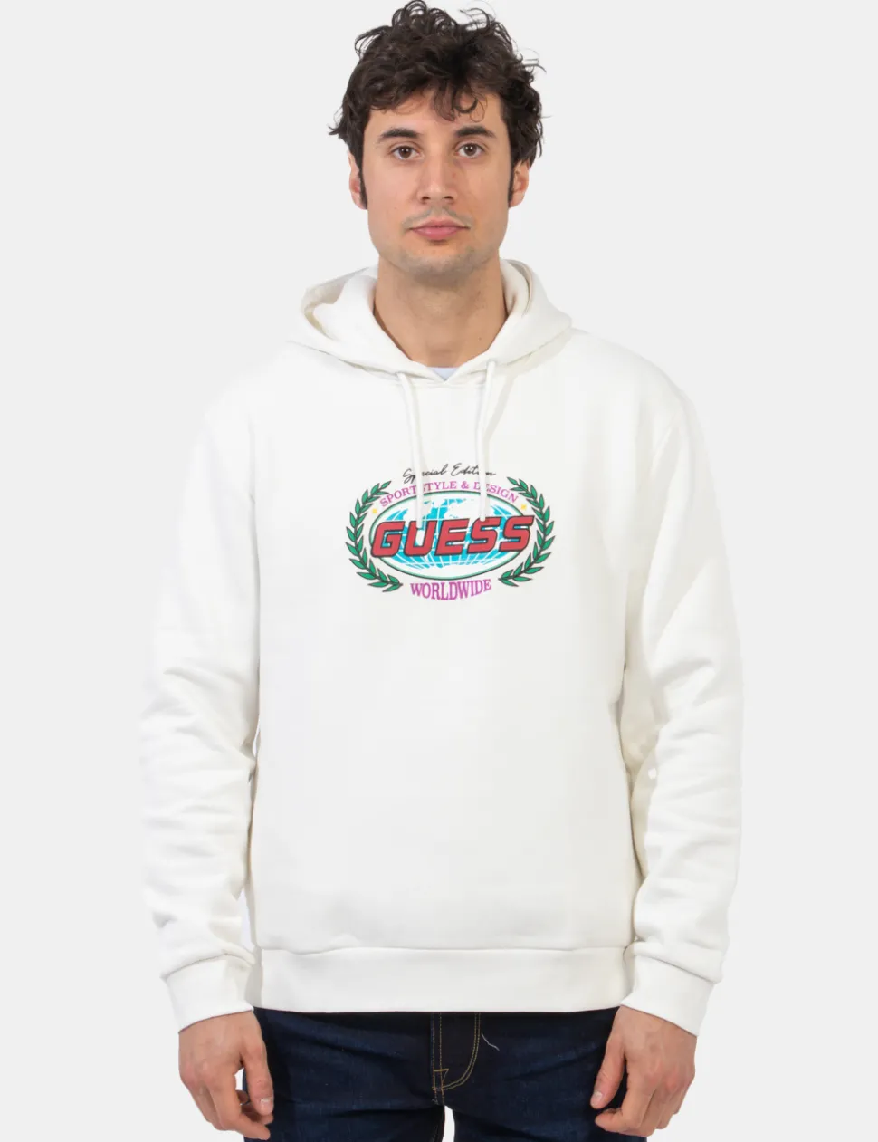 Felpa Guess Bianco