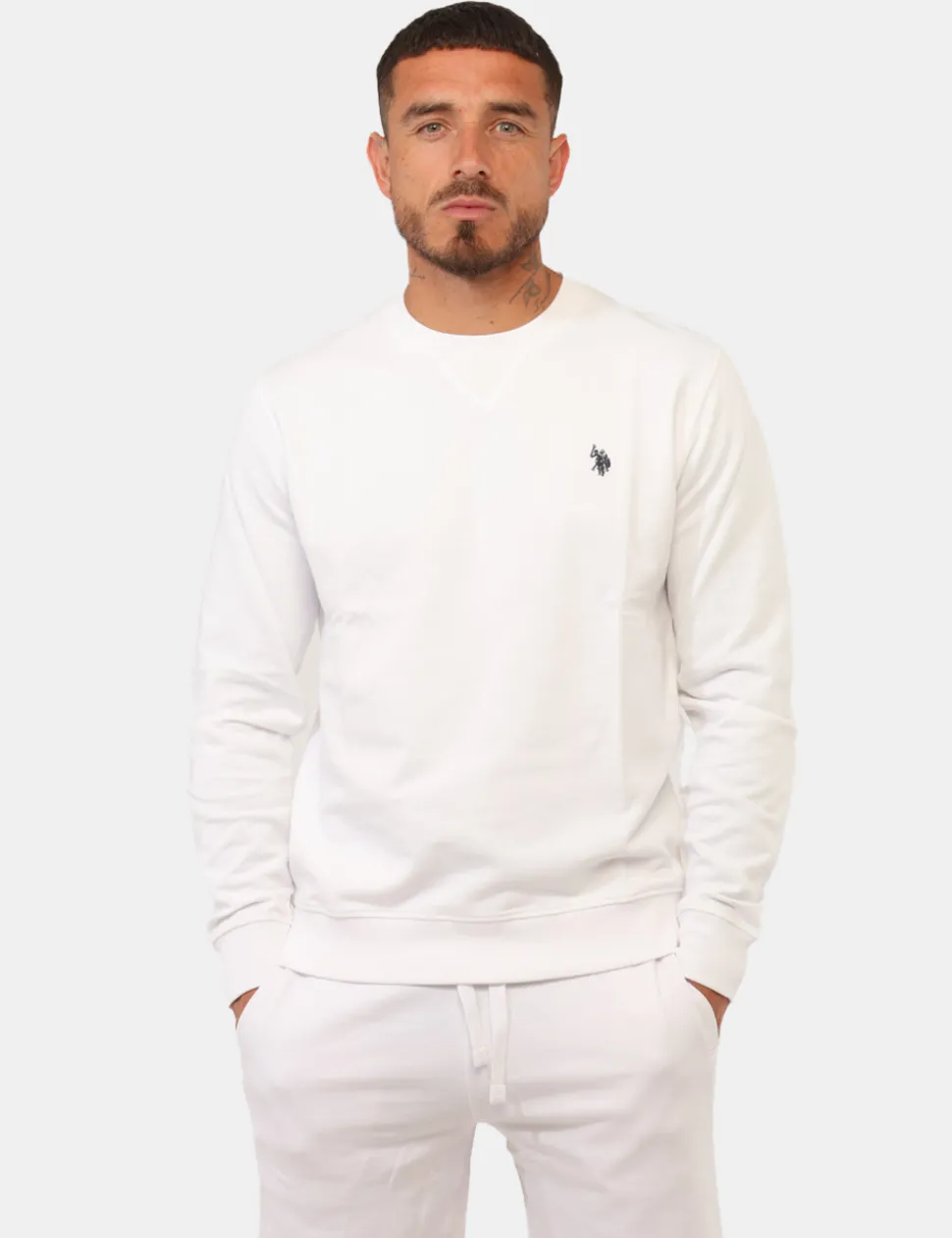 Felpa U.S. Polo Assn. Bianco