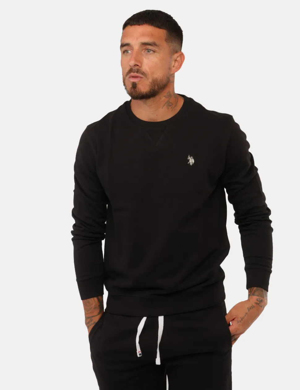 Felpa U.S. Polo Assn. Nera