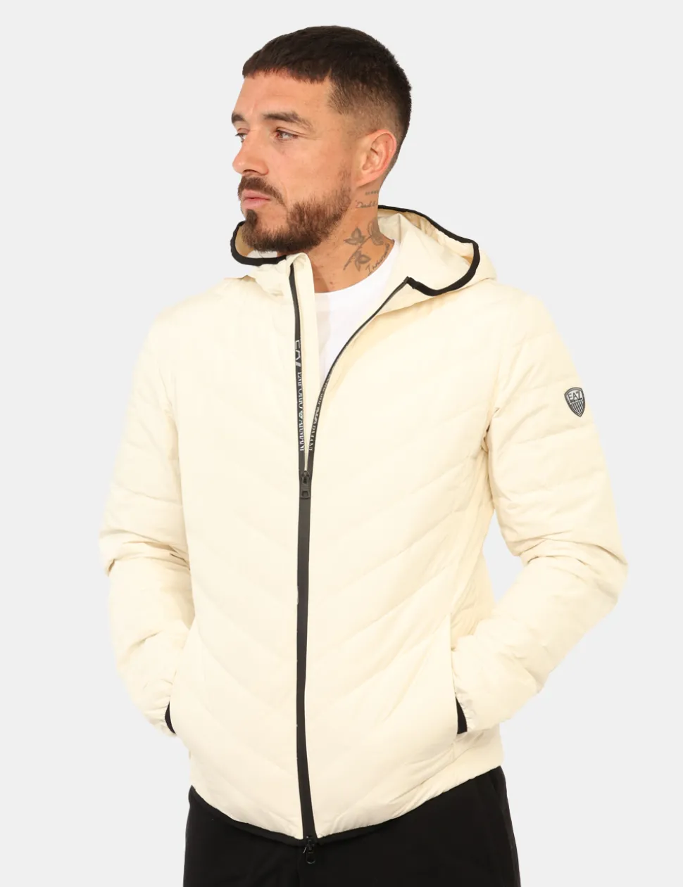 Giacca EA7 Panna